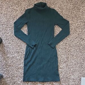 Old Navy Teal Turtleneck Dress